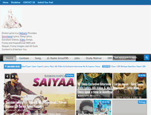 Tablet Screenshot of divinelyrics.com